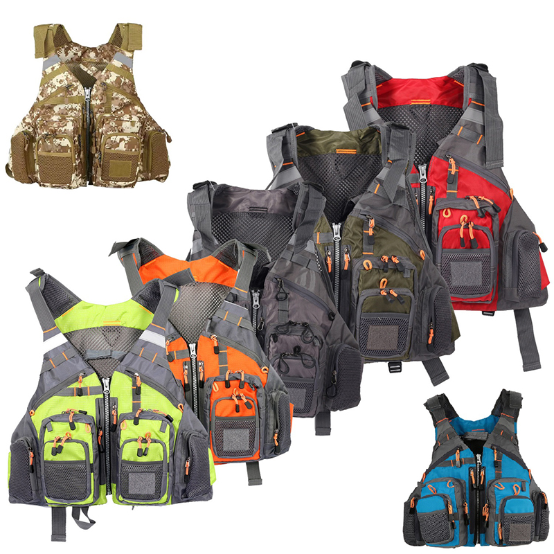 Fishing Kit Compact - Vispak Bootvestjas Visfunctie Multi Pocket Draagbaar