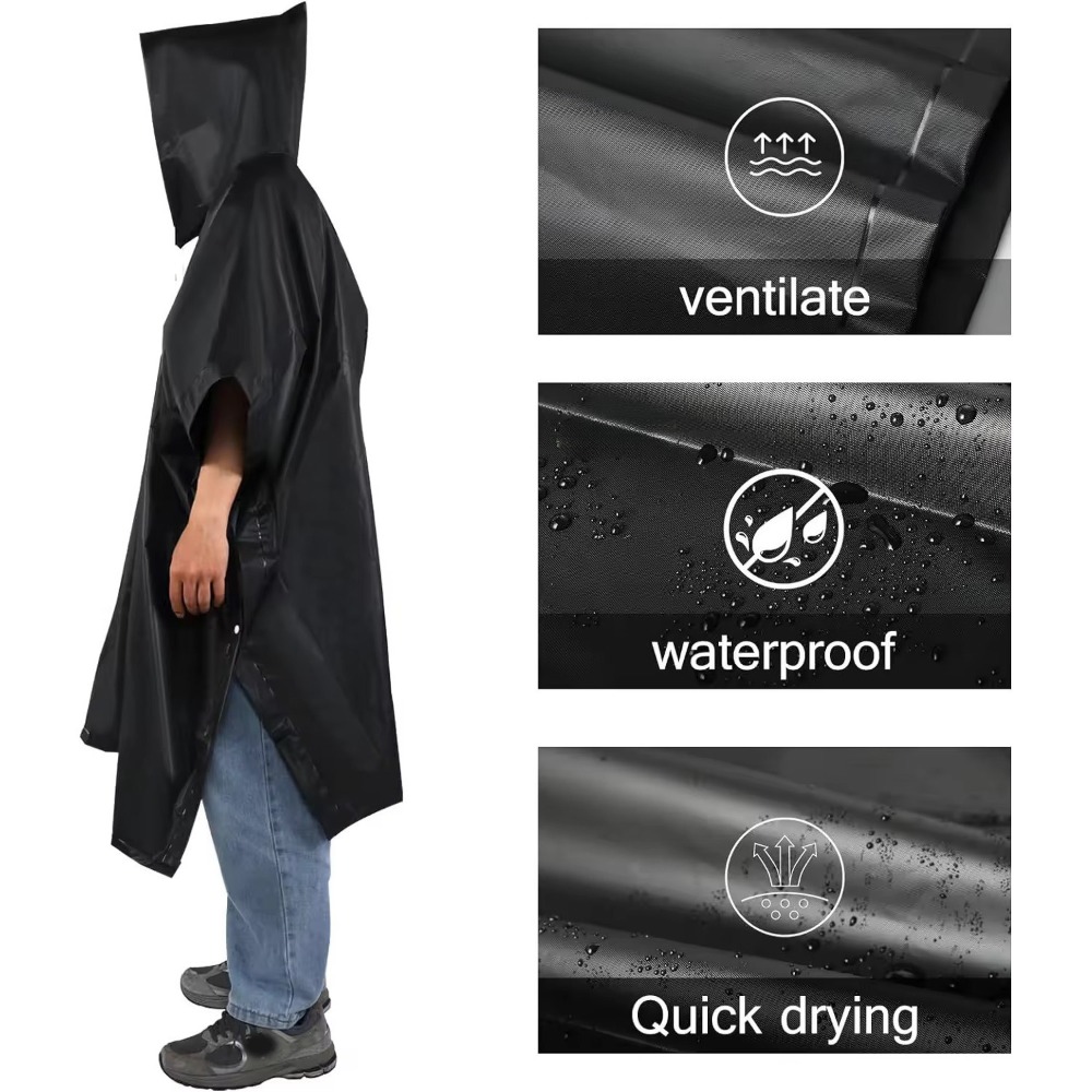 3-in-1 waterdichte regenponcho - Emergency Poncho Rain recensie en prijs